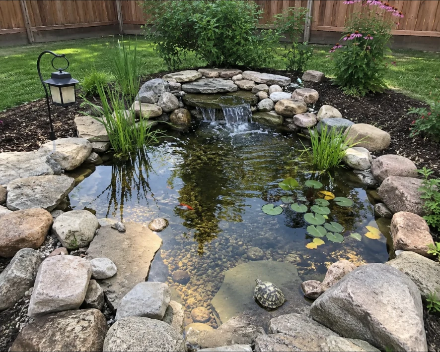Backyard Pond & Waterfall